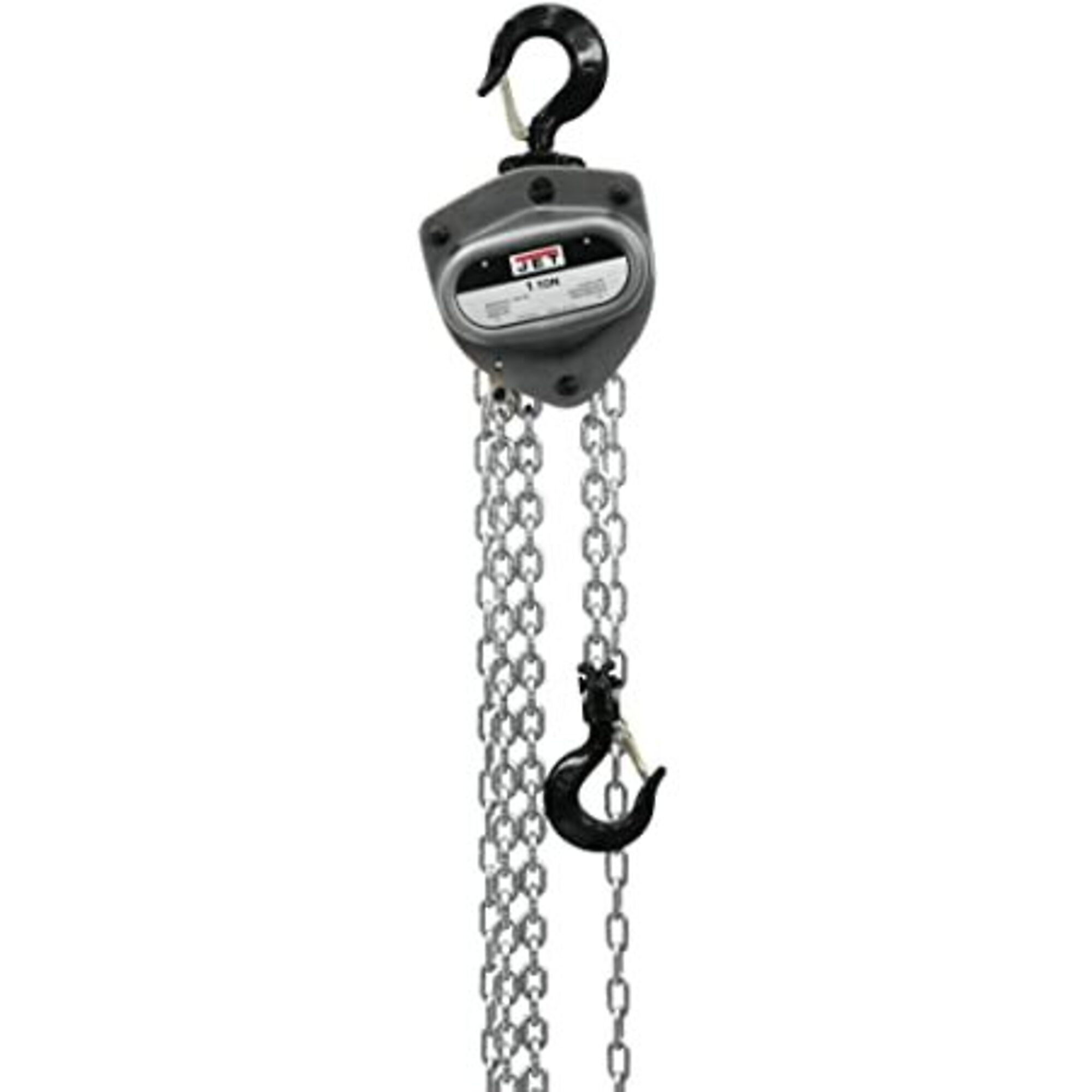 Jet, L100 Manual Chain Hoist, Capacity 2000 lb, Lift Height 40 ft, Model# L100-100WO-40